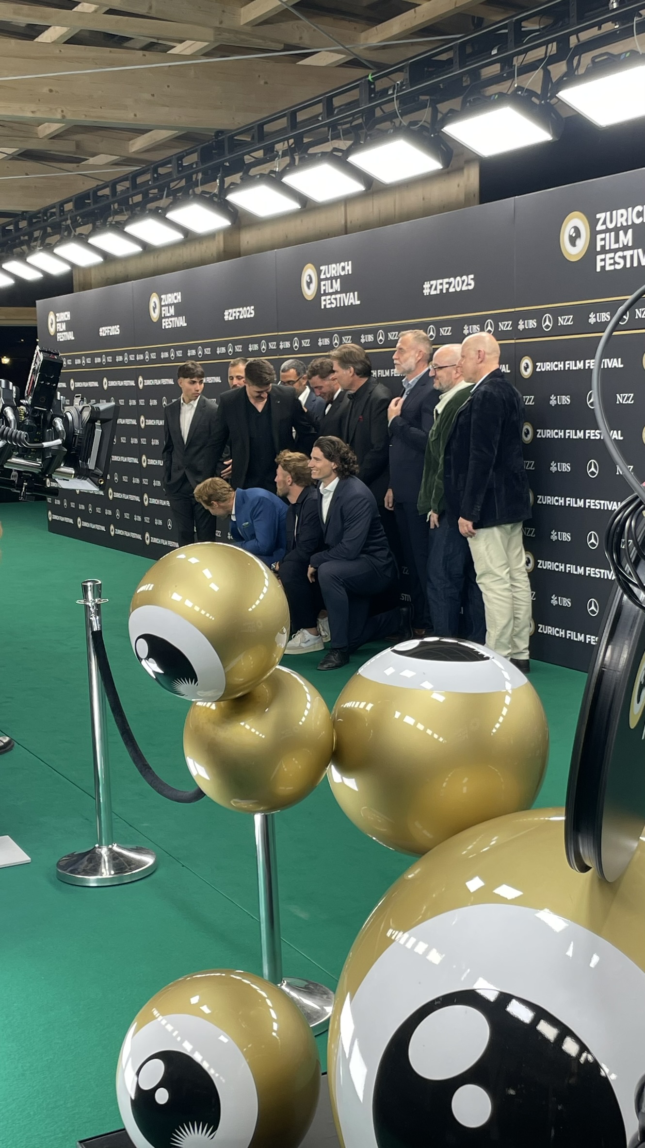 Gala Premiere of Downhill Skiers on the cinema stage